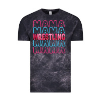 Cloud Black wrestling mama Vintage Tee - MaliasSmallBusiness