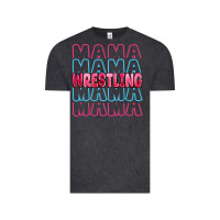 Vintage Black wrestling mama Vintage Tee - MaliasSmallBusiness