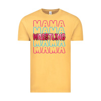 Vintage Mustard wrestling mama Vintage Tee - MaliasSmallBusiness