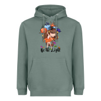 Sage Be the light Heavyweight Hoodie - CowGirlArtShop