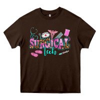 Chocolate Brown surgical tech Heavy Core Tee - AdoDesignShop