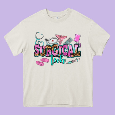 Surgical Tech Heavy Core Tee Designed By Adodesignshop
