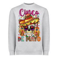 Heather Grey cinco de mayo Heavyweight Sweatshirt - LillyAllenDesigns
