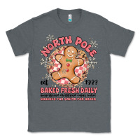 Charcoal Heather north pole baked fresh daily Classic Tee - MaliasSmallBusiness