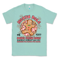 Seafoam north pole baked fresh daily Classic Tee - MaliasSmallBusiness