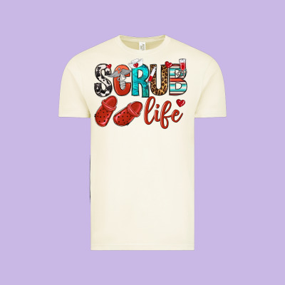 Scrub Life Vintage Tee Designed By Nancycooperartshop