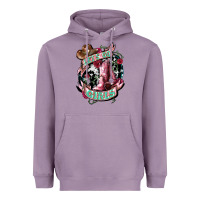 Lavender Let's go Girl's Cowboy boots Heavyweight Hoodie - HowdyJamesFarm