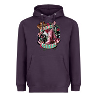 Plum Let's go Girl's Cowboy boots Heavyweight Hoodie - HowdyJamesFarm