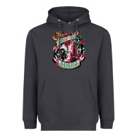 Smoke Let's go Girl's Cowboy boots Heavyweight Hoodie - HowdyJamesFarm