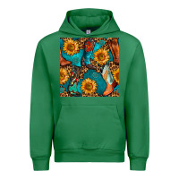 Emerald western cowboy boot seamless pattern Urban Hoodie - BundleAndBundleShop