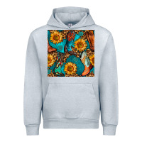 Heather Grey western cowboy boot seamless pattern Urban Hoodie - BundleAndBundleShop