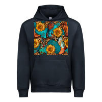 Navy western cowboy boot seamless pattern Urban Hoodie - BundleAndBundleShop