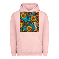 Pigment Salmon western cowboy boot seamless pattern Urban Hoodie - BundleAndBundleShop