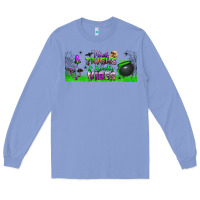 Colony Blue thick thighs and spooky vibes libbey glass Long Sleeve Tee - BundleAndBundleShop