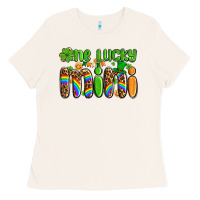 Bone st patricks one lucky mini Ladies Tee - AdoDesignShop