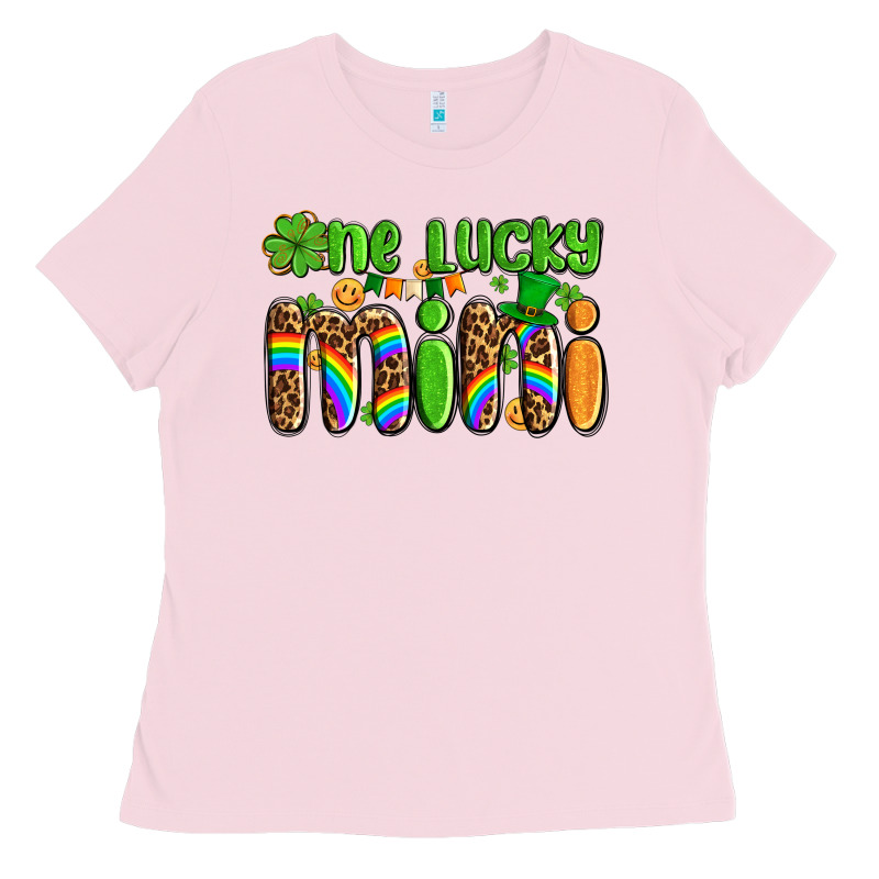 St Patricks One Lucky Mini Ladies Tee by AdoDesignShop | Teevron