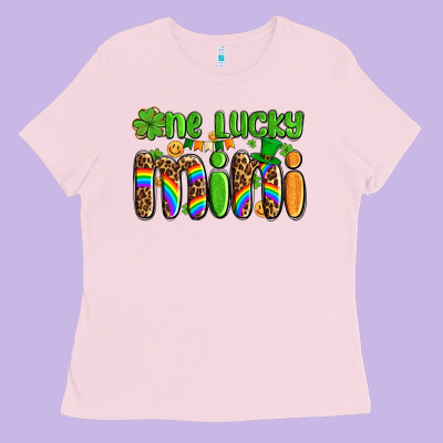 St Patricks One Lucky Mini Ladies Tee Designed By Adodesignshop