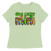 Matcha st patricks one lucky mini Ladies Tee - AdoDesignShop