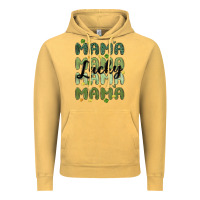 Vintage Mustard lucky mama Vintage Hoodie - MaliasSmallBusiness