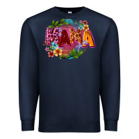 Navy Mama Mother's Day Premium Sweatshirt - CowGirlArtShop