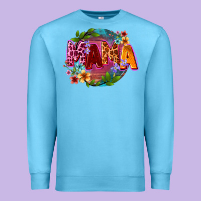 Mama Mother's Day Premium Sweatshirt Designed By Cowgirlartshop