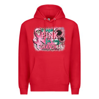 Red i wear pink for my grandma Premium Hoodie - CowGirlArtShop