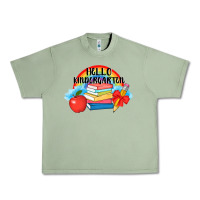 Oil Green back to school hello kindergarten 3200x2400 Urban Heavy Tee - AdoDesignShop