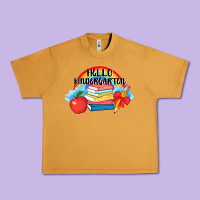 Back To School Hello Kindergarten 3200x2400 Urban Heavy Tee Designed By Adodesignshop