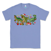 Colony Blue christmas dinosaurs Classic Tee - MaliasSmallBusiness
