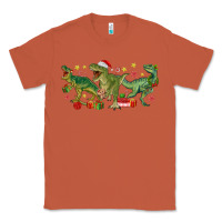 Copper christmas dinosaurs Classic Tee - MaliasSmallBusiness