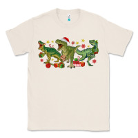 Natural christmas dinosaurs Classic Tee - MaliasSmallBusiness