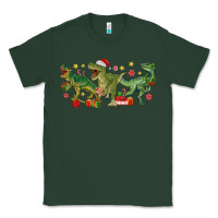 Sports Green christmas dinosaurs Classic Tee - MaliasSmallBusiness