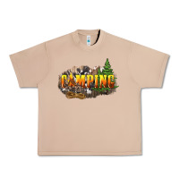 Burro camping Urban Heavy Tee - NancyCooperArtShop