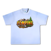 Grape Ice camping Urban Heavy Tee - NancyCooperArtShop
