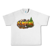 Lunar Rock camping Urban Heavy Tee - NancyCooperArtShop