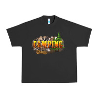 Pigment Black camping Urban Heavy Tee - NancyCooperArtShop
