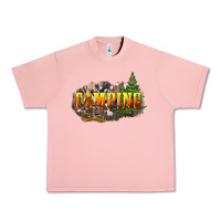 Salmon camping Urban Heavy Tee - NancyCooperArtShop