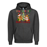 Charcoal Heather Teacher of smart cookies Zipper Hoodie - texasbilliewilder