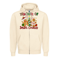 Sandshell Teacher of smart cookies Zipper Hoodie - texasbilliewilder