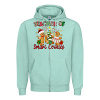Seafoam Teacher of smart cookies Zipper Hoodie - texasbilliewilder