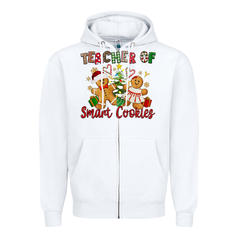 Teacher Of Smart Cookies Zipper Hoodie by texasbilliewilder | Teevron