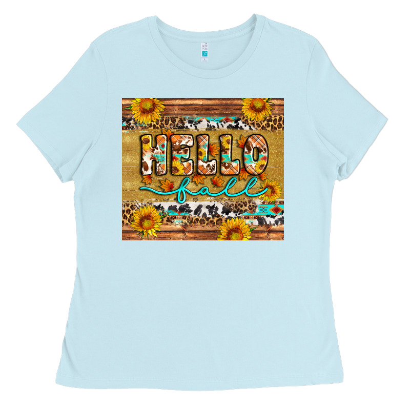 Western Hello Fall Tumbler Ladies Tee by Artiststas | Teevron