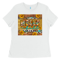 White western hello fall tumbler Ladies Tee - Artiststas