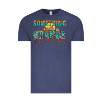 Vintage Denim something in the orange tells me were not done Vintage Tee - NancyCooperArtShop
