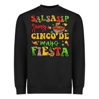 Black salsasip sway cinco de mayo fiesta Heavyweight Sweatshirt - LillyAllenDesigns