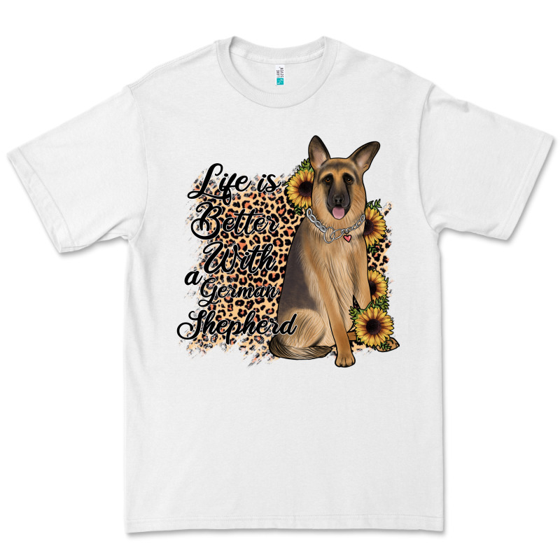 Life Is Better With A German Shepherd Premium Tee by JahusDesignShop | Teevron