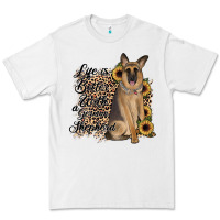 White Life is better with a German Shepherd Premium Tee - JahusDesignShop