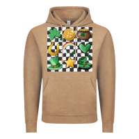 Vintage Coffee checker board lucky charms Vintage Hoodie - MaliasSmallBusiness