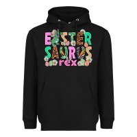 Black Easter Saurus Nurse Easter Day Heavyweight Hoodie - HowdyJamesFarm
