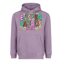 Lavender Easter Saurus Nurse Easter Day Heavyweight Hoodie - HowdyJamesFarm